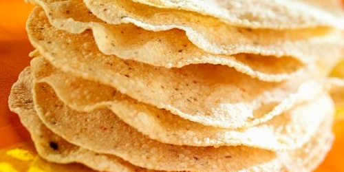 Papad – papadam – galette de lentille Papad – papadam – galette de lentille
